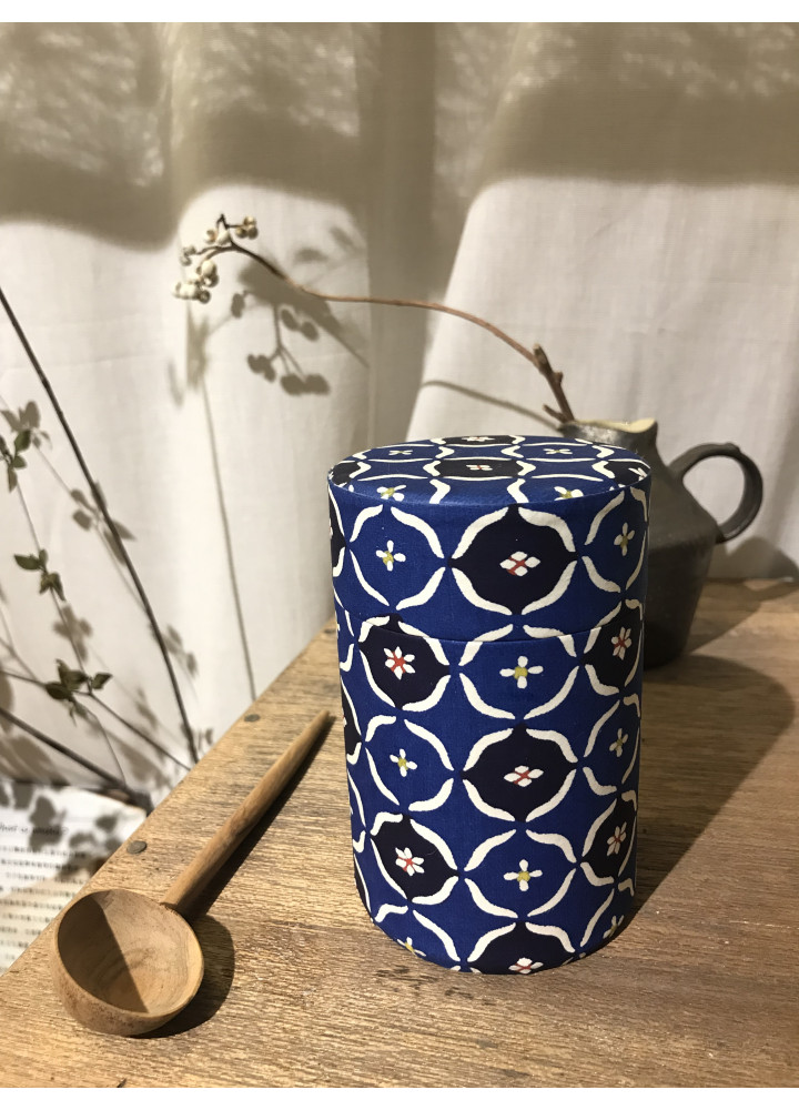 鈴木松風堂 • 型染和紙茶罐 (150g)